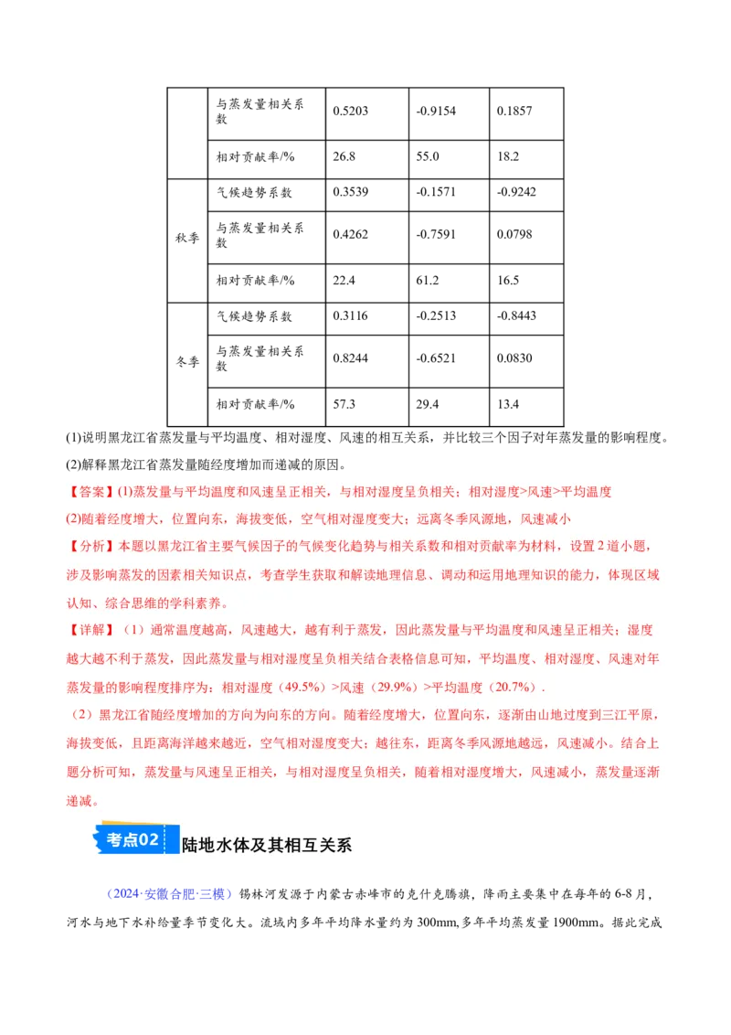 《专题06水循环与陆地水体相互关系（全国通用）（教师版）_地理_2026年-地理高考专项复习_2025年高考地理三模试题分类汇编（新高考通用）_2024版》第8页预览