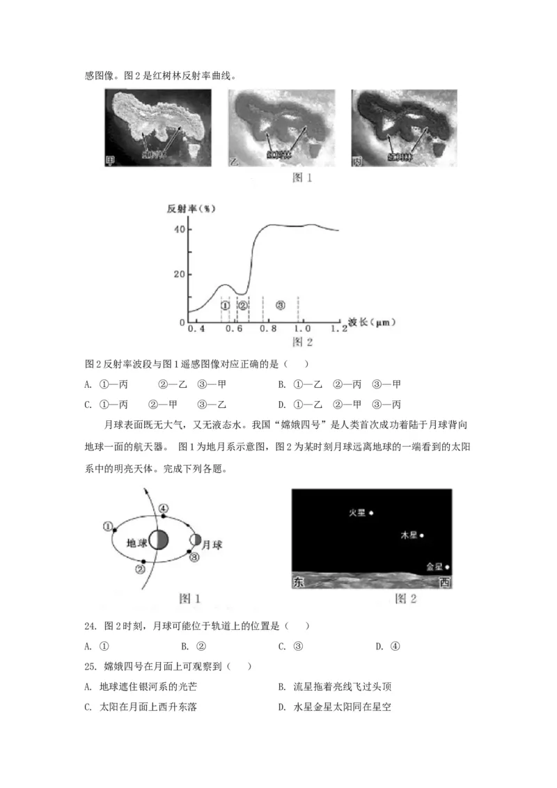 《2019年浙江省高考地理4月（原卷版）(1)_地理_2027年高考地理专项复习_2008年-2026年地理高考真题-G427_2008-2020年高考_地方卷_浙江高考地理08-21_A4word版》第6页预览