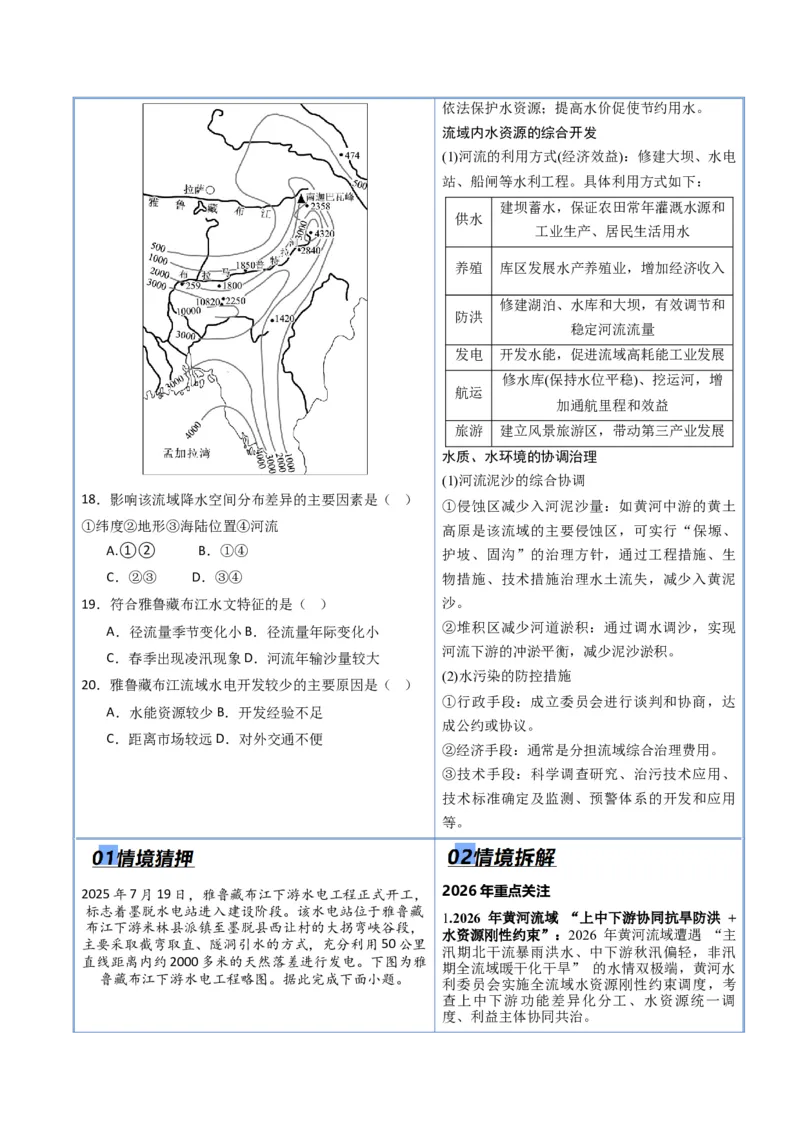 《专题03地球上的水（抢分专练）（原卷版）_地理_2026年-地理高考专项复习_2026年高考地理终极冲刺讲练测（黑吉辽蒙专用）-G466_2026版》第8页预览