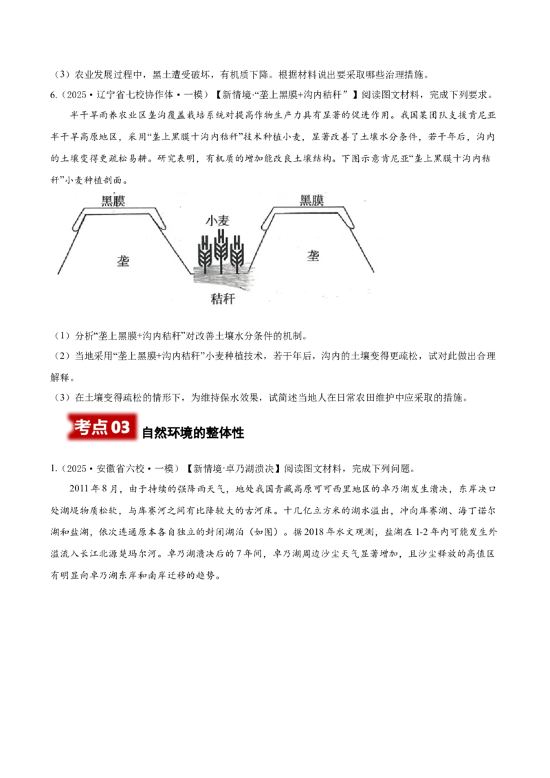 《专题05植被与土壤、整体性与差异性（高频非选择题）（学生版）_地理_2026年-地理高考专项复习_2025年高考地理一模试题分类汇编（新高考通用）》第8页预览