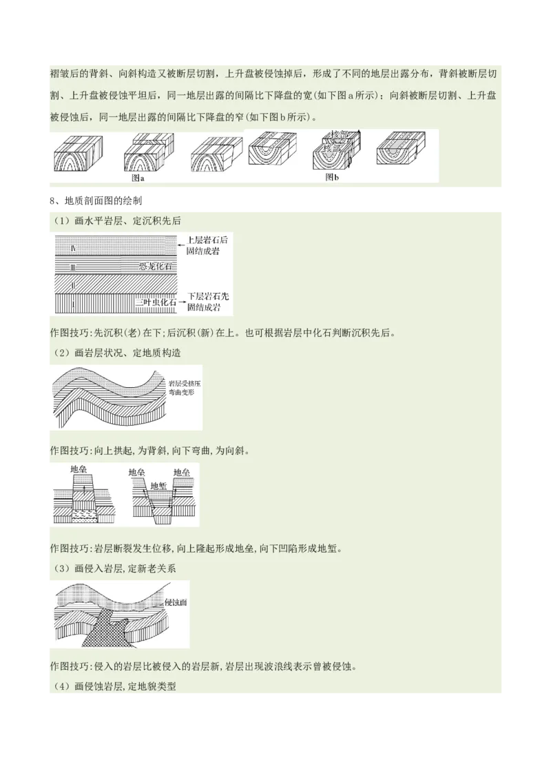 《专题14地质构造图的判读(重难专练)(全国通用)(教师版)_地理_2026年-地理高考专项复习_2026年高考地理重难点讲义专练(新高考通用)-G102_2026版》第9页预览