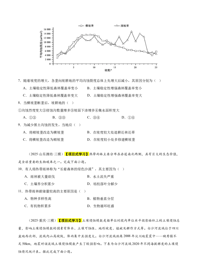 《专题08区域发展战略（新高考通用）（学生版）_地理_2026年-地理高考专项复习_2025年高考地理三模试题分类汇编（新高考通用）_2025版》第3页预览