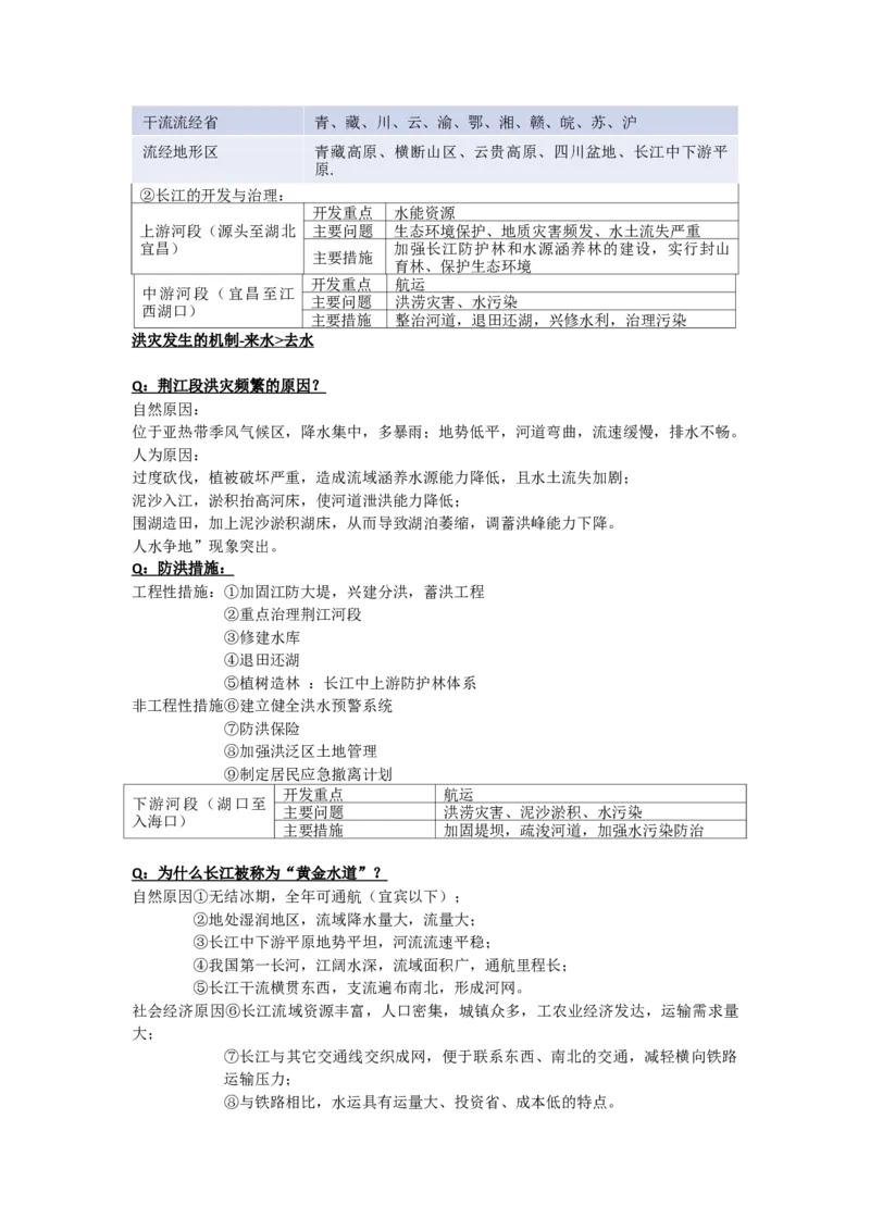 《2027届高考地理一轮复习知识梳理——中国的河流与湖泊_地理_2027年高考地理一轮_32027届高考地理一轮复习知识梳理（区域地理中国地理）》第4页预览