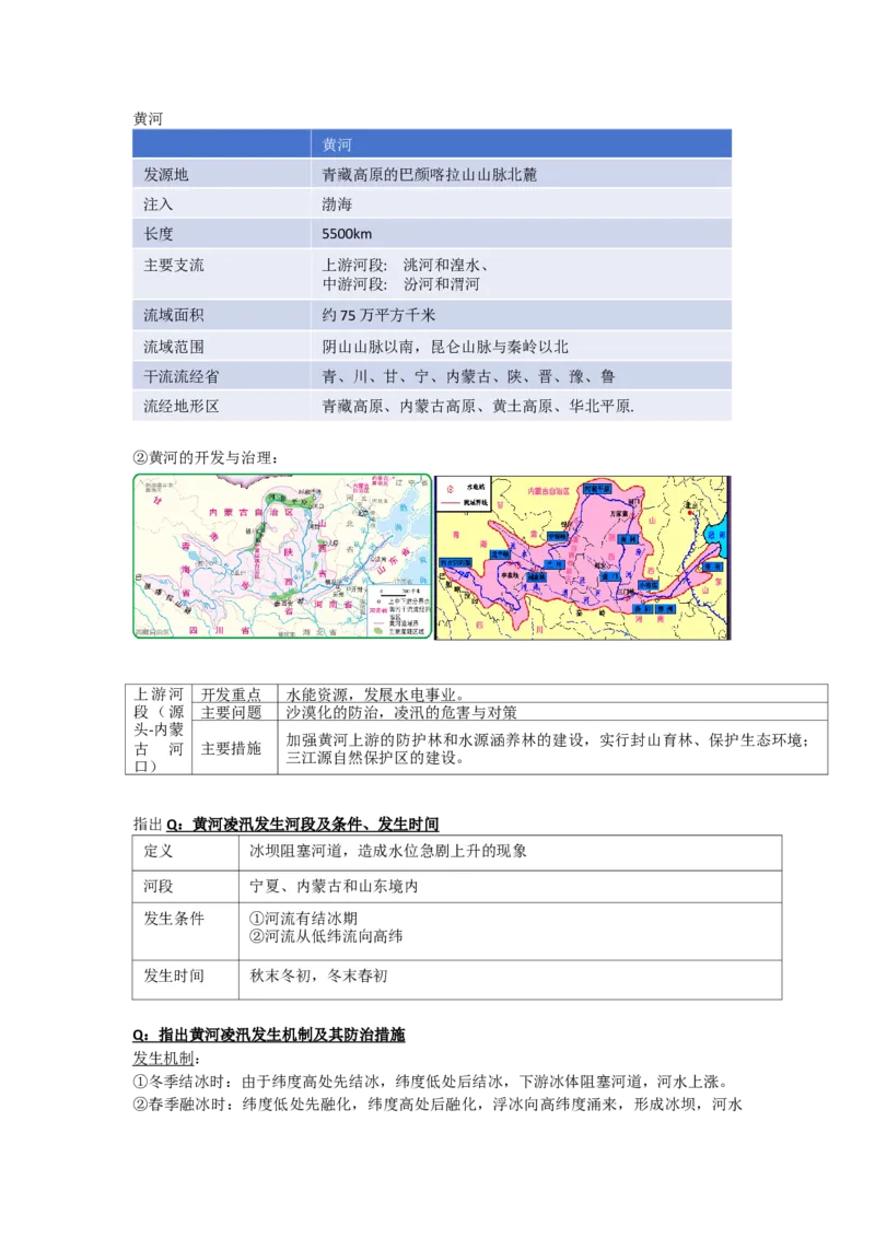 《2027届高考地理一轮复习知识梳理——中国的河流与湖泊_地理_2027年高考地理一轮_32027届高考地理一轮复习知识梳理（区域地理中国地理）》第5页预览
