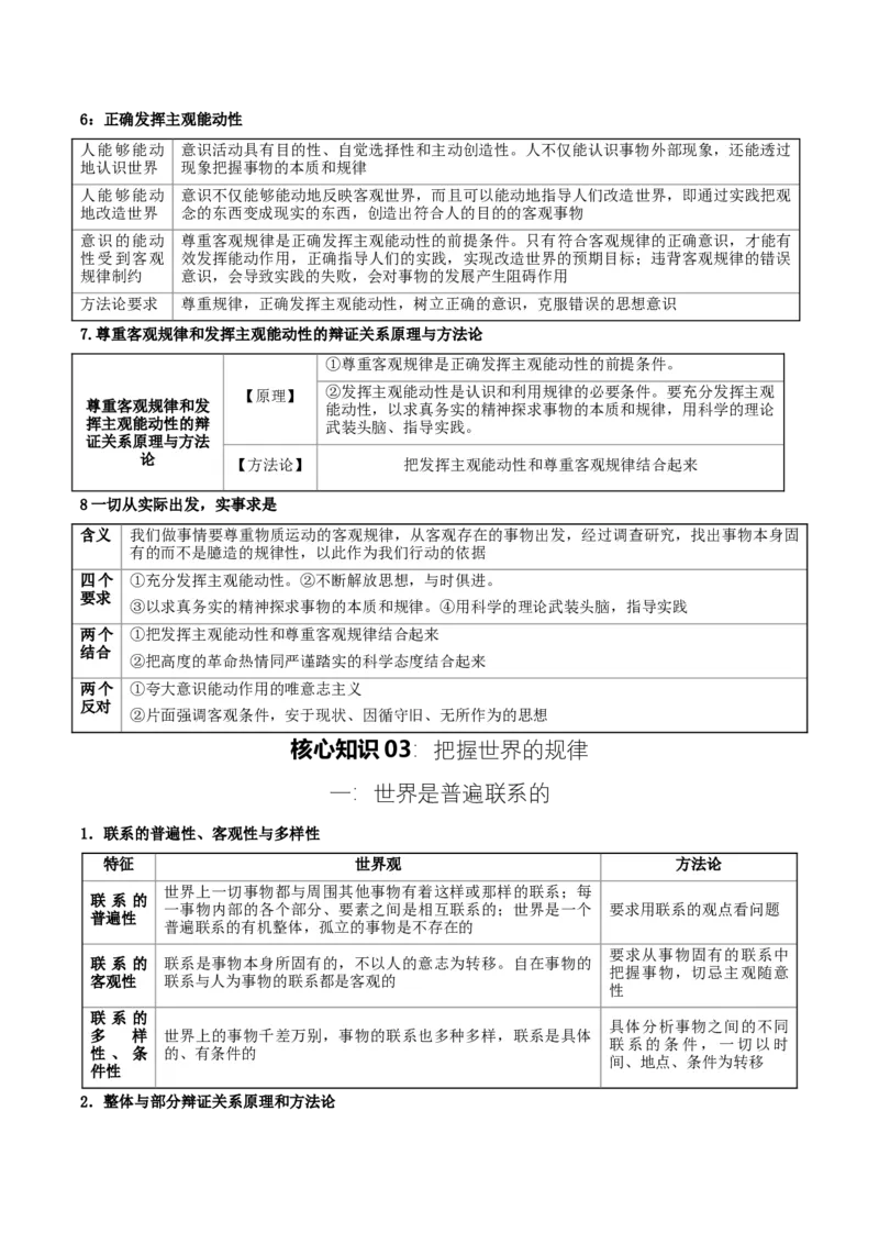 《提分攻略04《哲学与文化》核心考点突破(全国通用)(学生版)_zheng治_2026年-政治高考专项复习》第8页预览
