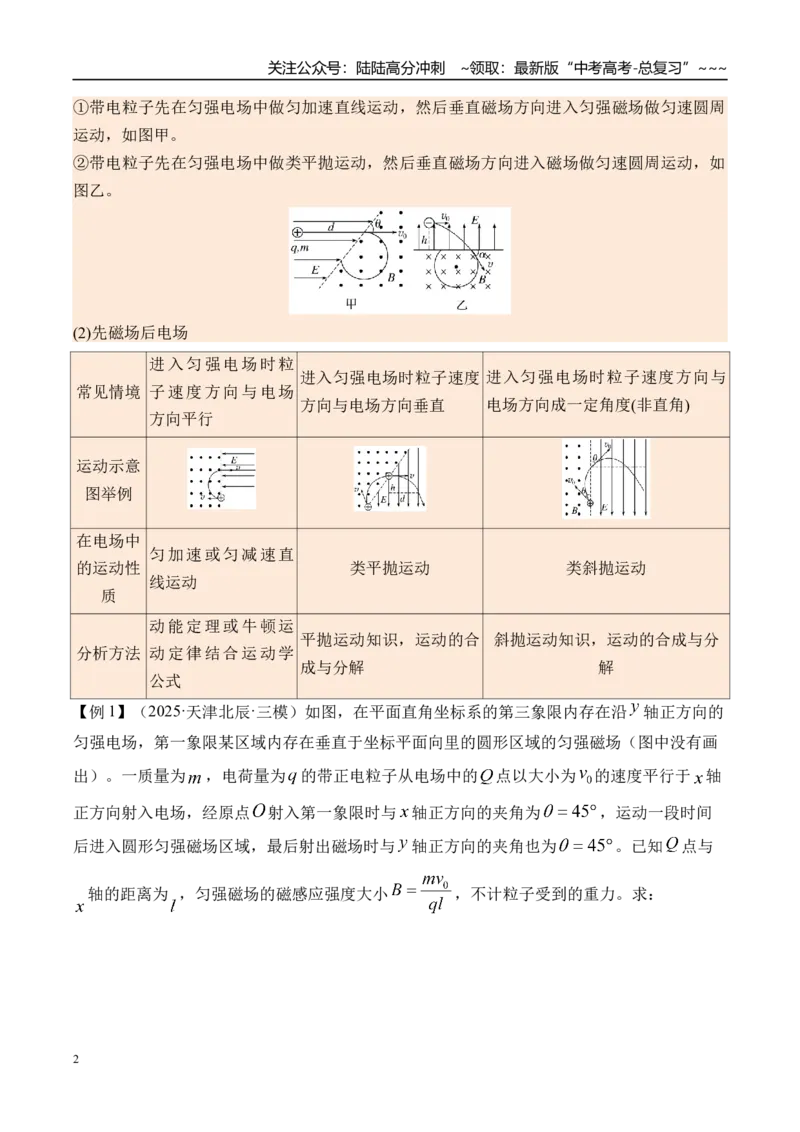 《第56讲带电粒子在复合场中的运动-（讲义）（教师版）_04-物理-高考总复习_一轮复习_2026年-物理高考一轮复习_2026年高考物理一轮复习精讲精练-G367_资料》第2页预览