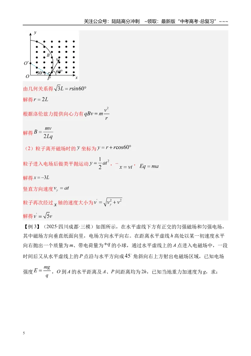 《第56讲带电粒子在复合场中的运动-（讲义）（教师版）_04-物理-高考总复习_一轮复习_2026年-物理高考一轮复习_2026年高考物理一轮复习精讲精练-G367_资料》第5页预览