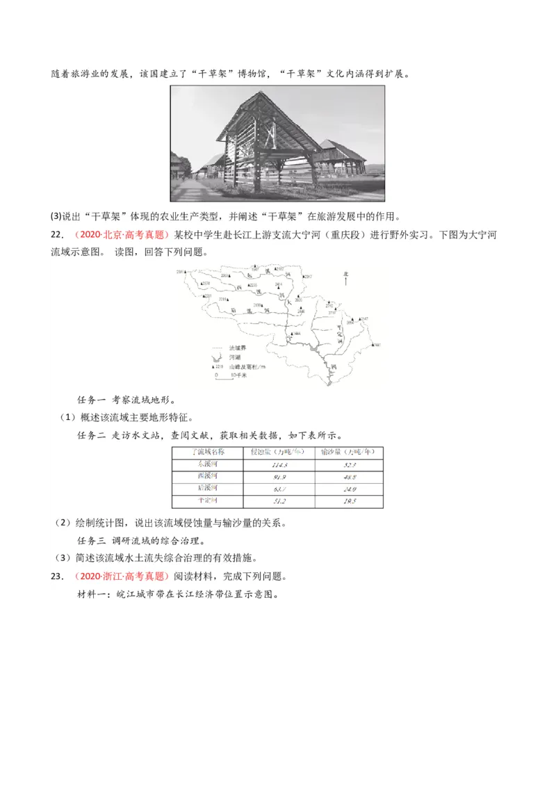 《专题16区域联系与区域协调发展（全国通用）（原卷版）_地理_2026年-地理高考专项复习_十年（2016-2025）高考地理真题分类汇编（全国通用）-G15》第8页预览