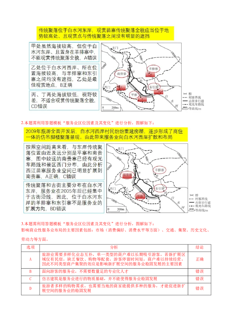 《专题09服务业与交通运输（知识·方法·能力清单）（全国通用）（学生版）_地理_2026年-地理高考二轮复习_2026年高考地理二轮复习知识清单（全国通用）-G448_2026版》第7页预览