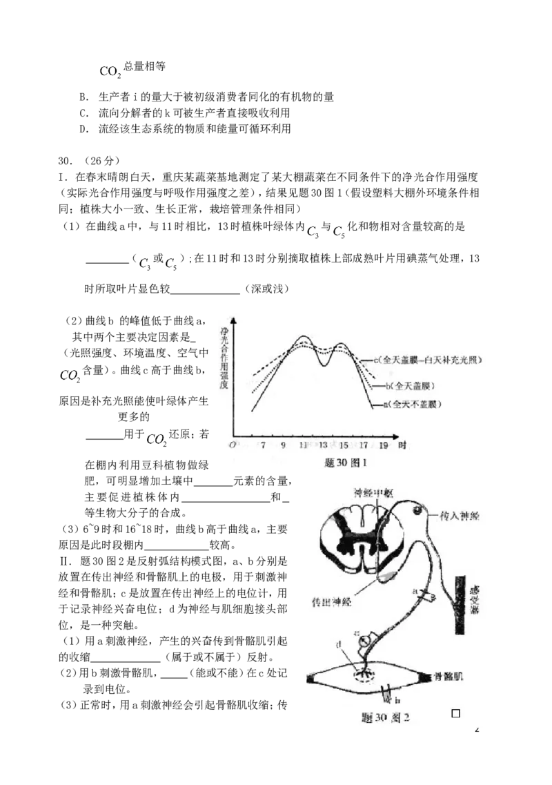 《2009年高考重庆高考理综生物试题含答案word版(1)_高考一二三轮复习_生物_2027年高考生物专项_2008年-2026年生物高考真题-G427_2008-2020年高考_地方卷_重庆高考生物08-20》第2页预览