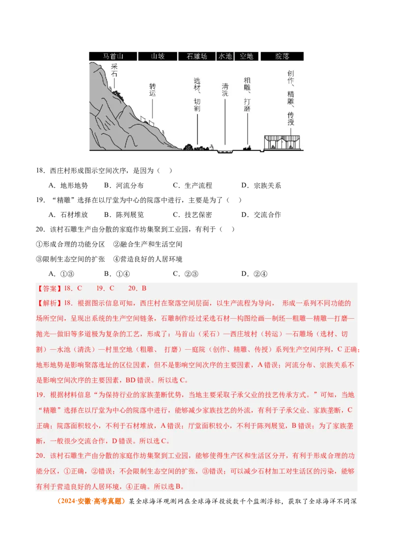《专题14资源、环境与国家安全（全国通用）（教师版）_地理_2026年-地理高考专项复习_三年（2023-2025）高考地理真题分类汇编（全国通用）-C430》第9页预览