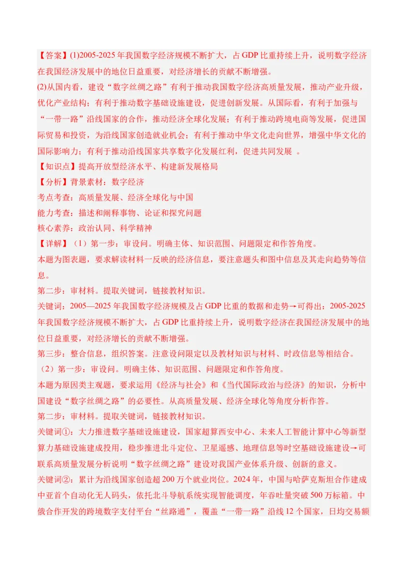 《专题03一带一路（时政题集）（教师版)-19页_zheng治_2026年-政治高考专项复习_2026年高考政治时政题集+应试手册-G395_资料》第5页预览