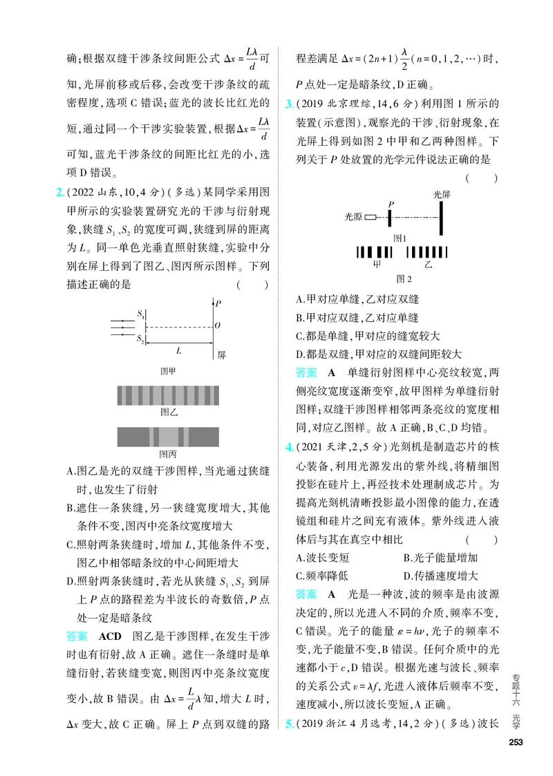 《2_5.PDF教参电子书——分层集训册_2024版教学资源包_2024版.新高考版物理.5·3A版_16_专题十六光学_4_PDF教参电子书》第4页预览