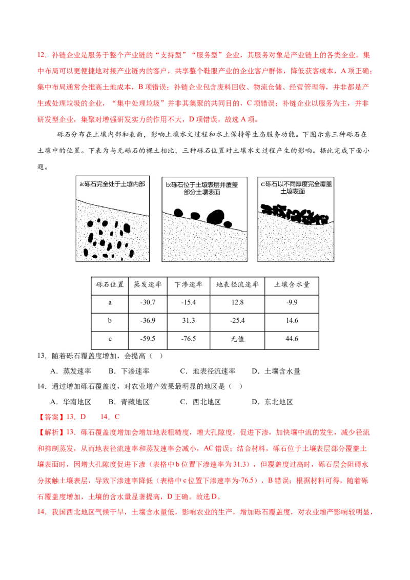 《地理一模突破卷01（浙江专用）（全解全析）_地理_2026年-地理高考专项复习_2026年高考第一二三次模拟考试地理-G181_高考地理第一次模拟卷23套_2026版_地理一模突破卷01（浙江专用）》第6页预览