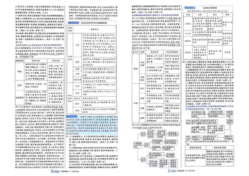 《答案册_652027《天星教育•金考卷特快专递》（第1-3期）（高考）（9科全）_2027《天星教育•金考卷特快专递》（第3期）（高考）（9科全）_456》第8页预览