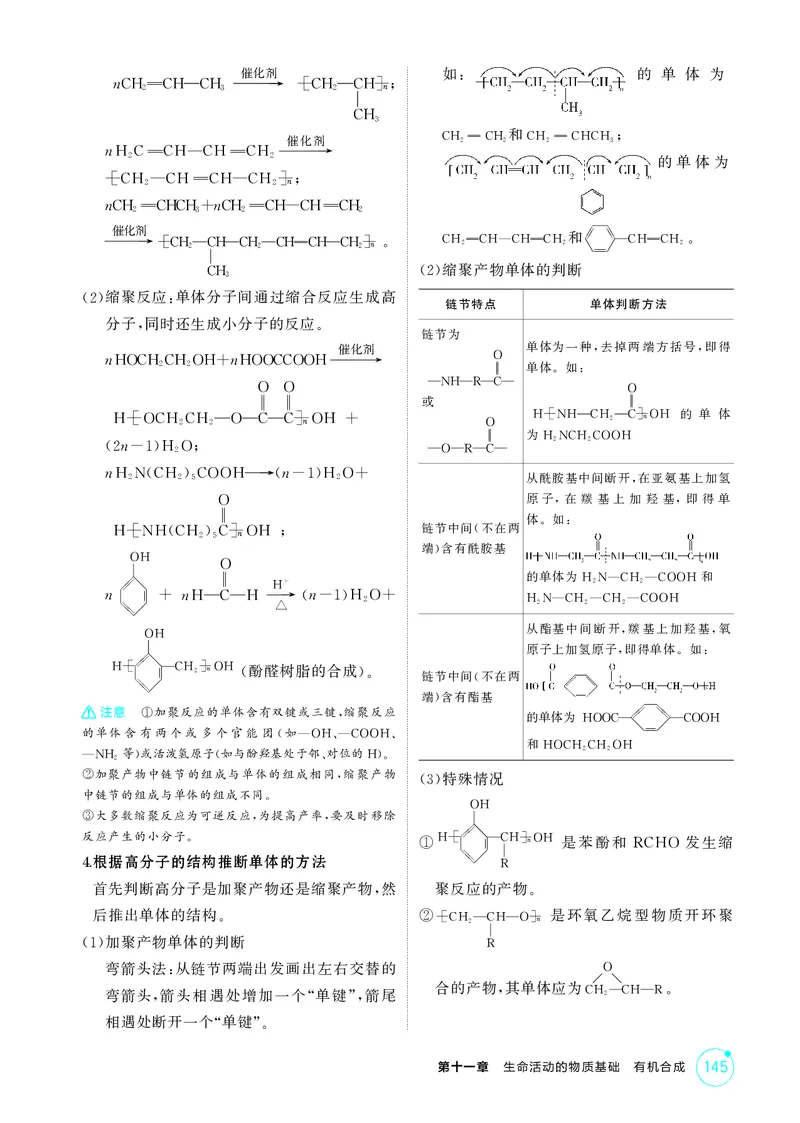 《1_第十一章生命活动的物质基础有机合成精讲册_2026版教学资源包_202653高考总复习A版_江苏版_2026版.江苏版.选考总复习.化学.5·3A版_二、教师用书PDF_第十一章生命活动的物质基础有机合成》第4页预览