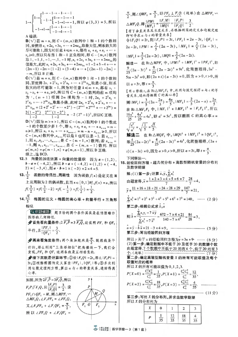 《6维解析册_652027《天星教育•金考卷特快专递》（第1-3期）（高考）（9科全）_2027《天星教育•金考卷特快专递》（第2期）（高考）（9科全）_262》第6页预览