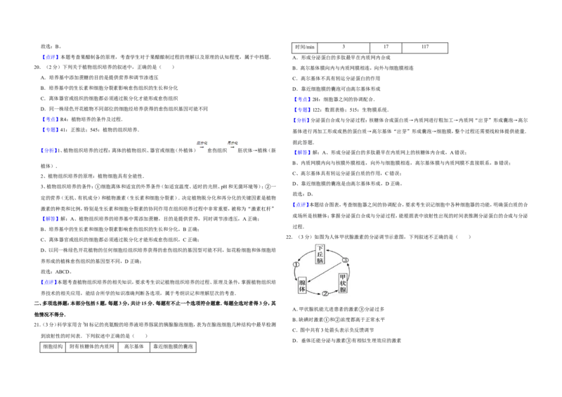 《2008年江苏省高考生物试卷解析版(1)_高考一二三轮复习_生物_2027年高考生物专项_2008年-2026年生物高考真题-G427_2008-2020年高考_地方卷_江苏高考生物07-20_A3word版》第7页预览