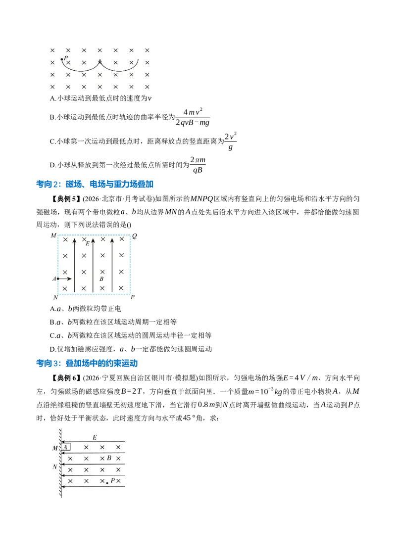 《专题强化：带电粒子在复合场、交变场中的运动（举一反三讲义）（学生版）_地理_2027年高考地理一轮_2027年高考物理举一反三系列（新高考通用）-G249_资料_2027版》第10页预览