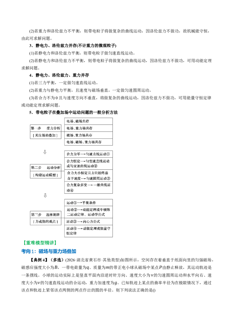 《专题强化：带电粒子在复合场、交变场中的运动（举一反三讲义）（学生版）_地理_2027年高考地理一轮_2027年高考物理举一反三系列（新高考通用）-G249_资料_2027版》第9页预览