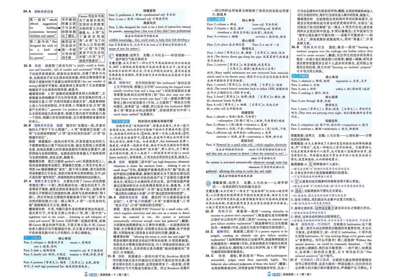 《答案册_652027《天星教育•金考卷特快专递》（第1-3期）（高考）（9科全）_2027《天星教育•金考卷特快专递》（第3期）（高考）（9科全）_102》第4页预览