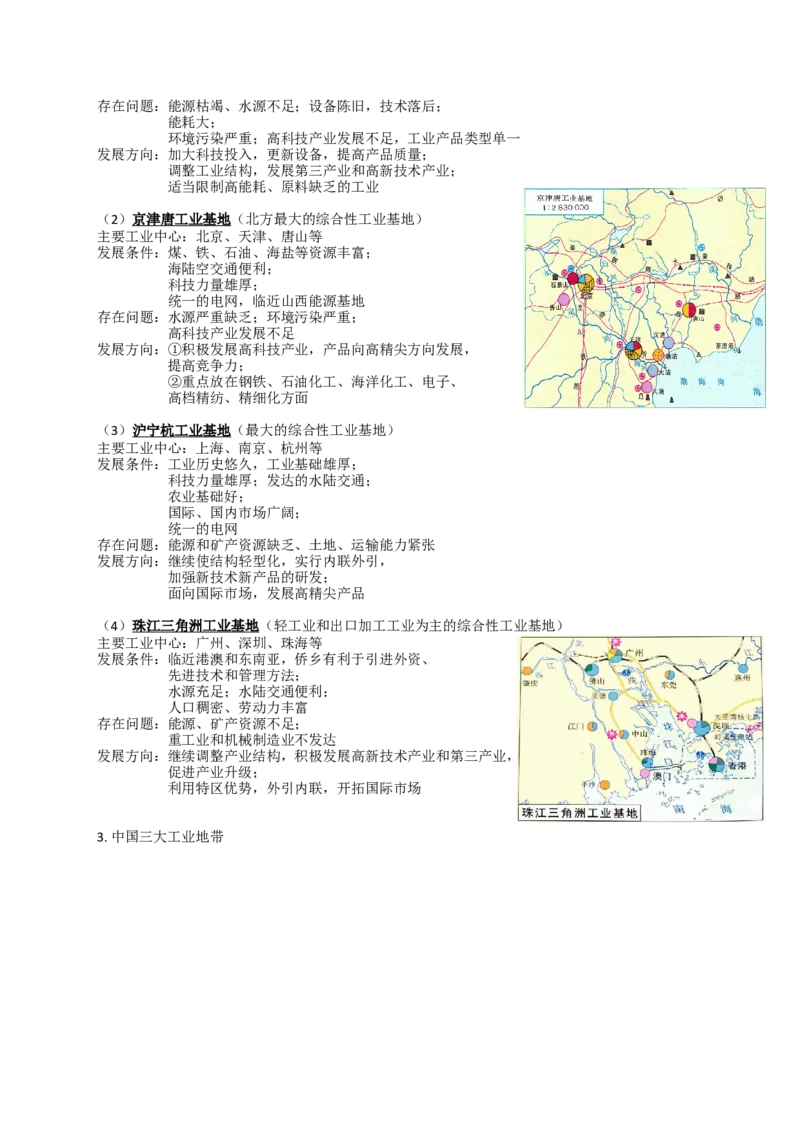 《2027届高考地理一轮复习知识梳理——中国的工业_地理_2027年高考地理一轮_32027届高考地理一轮复习知识梳理（区域地理中国地理）》第3页预览
