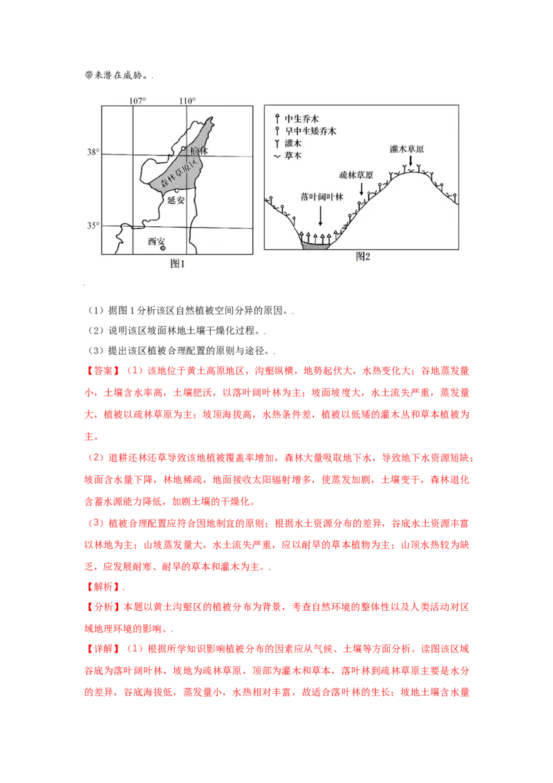 《35.高考地理一轮专题复习——生态脆弱区的综合治理_地理_2026年_2026年高考地理一轮专题复习专项训练-G351_资料》第10页预览