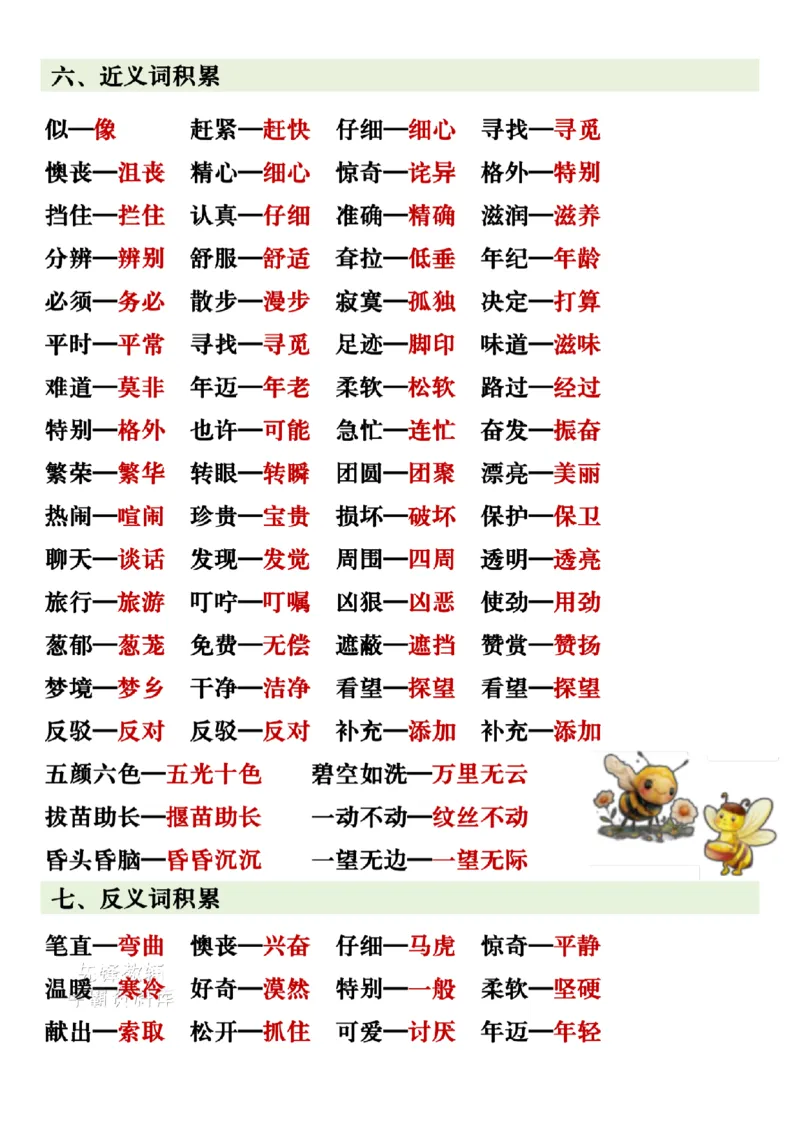 《二年级(下)语文全册知识点汇总.1(1)_2年级下册同步教辅_2下-语文_二下语文-重点必备资料》第7页预览