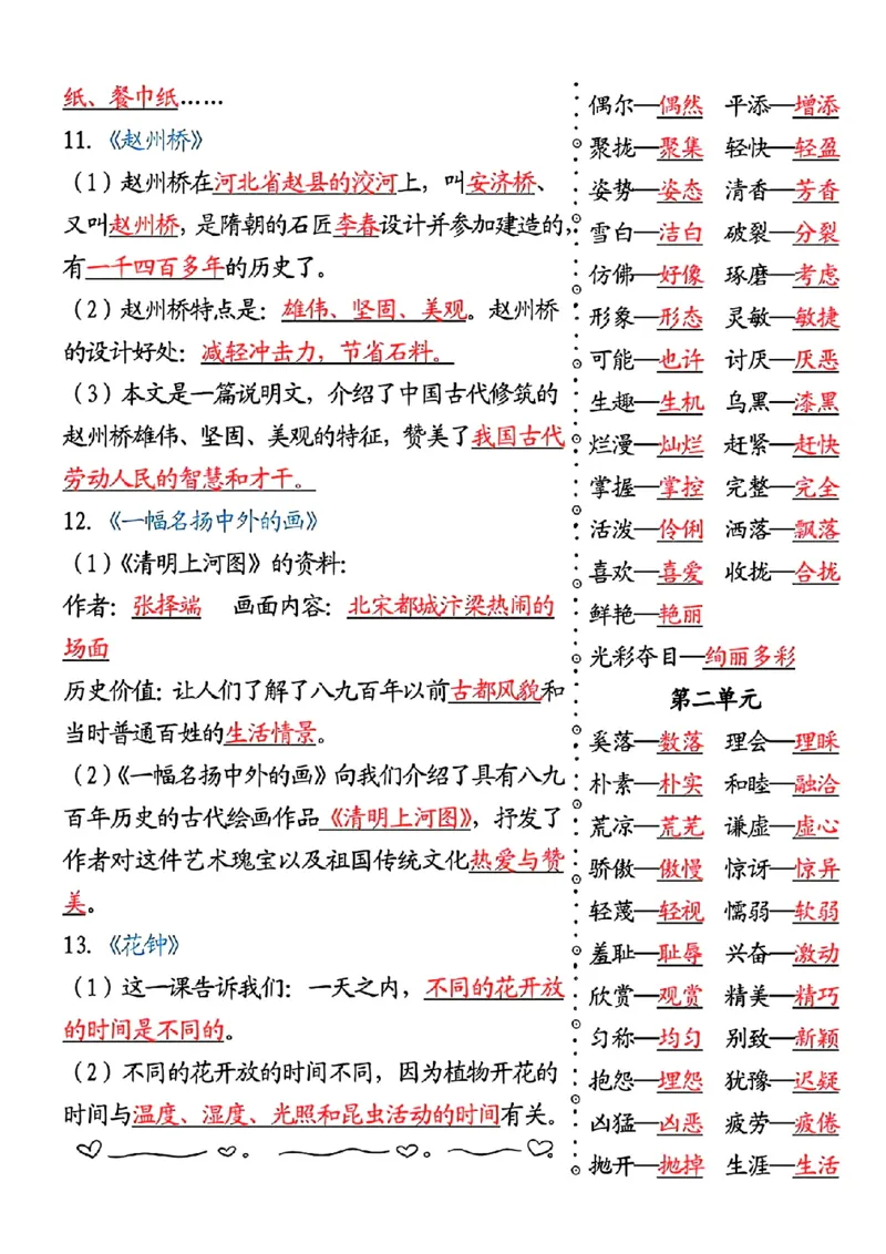 《三（下）语文期末常考知识点归纳_3年级下册同步教辅_3下-语文_三下语文重点必背》第8页预览