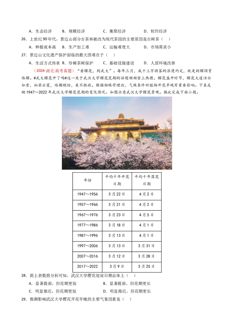 《专题09乡村与城镇（全国通用）（学生版）_地理_2026年-地理高考专项复习_十年（2016-2025）高考地理真题分类汇编（全国通用）-G15》第8页预览