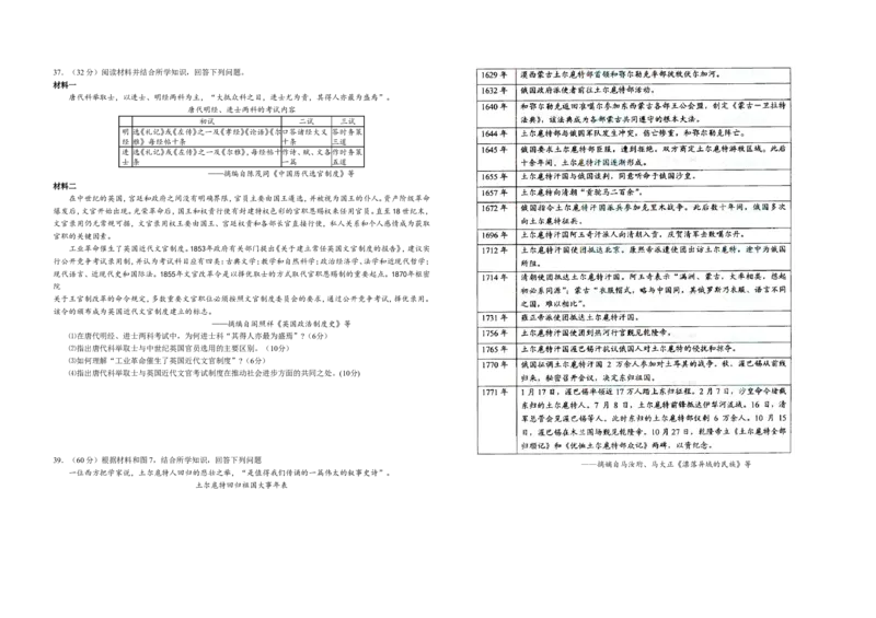 《2008年全国统一高考历史试卷（全国卷ⅰ）（含解析版）(1)_高考一二三轮复习_历史_2027年高考历史专项复习_2008年-2026年历史高考真题-G427_2008-2020年高考_全国卷_A3word版》第2页预览