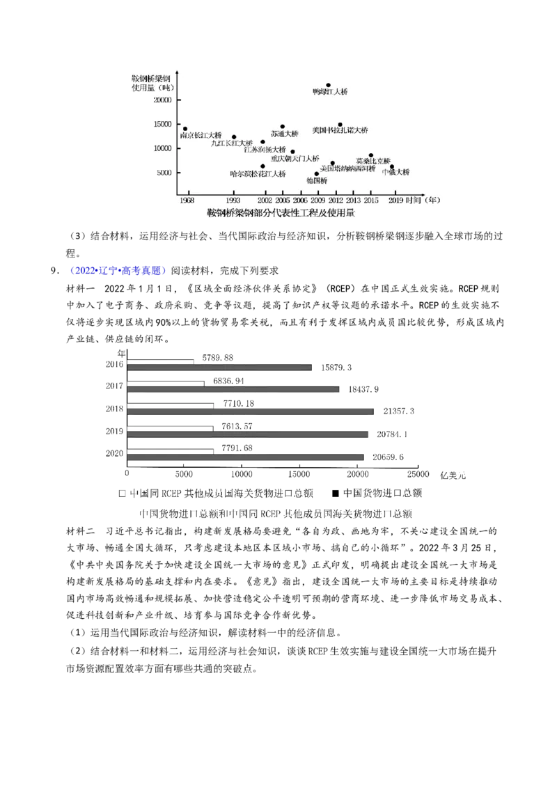 《专题11世界多极化与经济全球化（黑吉辽蒙专用）（学生版）_zheng治_2026年-政治高考专项复习_五年（2021-2025）高考政治真题分类汇编（黑吉辽蒙专用）-G341》第5页预览