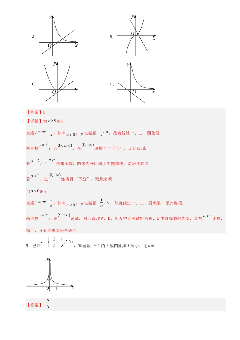 《2.9幂函数（全国通用）（11大考点）（教师版）_高考一二三轮复习_数学_2027年高考数学一轮更新中_12027年高考数学一轮复习考点专题训练（全国通用）》第4页预览