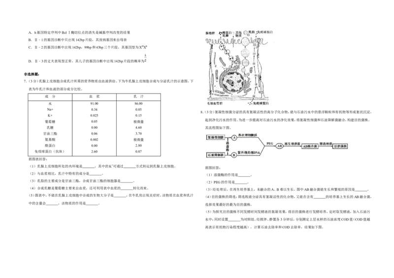 《2011年天津市高考生物试卷(1)_高考一二三轮复习_生物_2027年高考生物专项_2008年-2026年生物高考真题-G427_2008-2020年高考_地方卷_天津高考生物07-21_A3word版》第2页预览