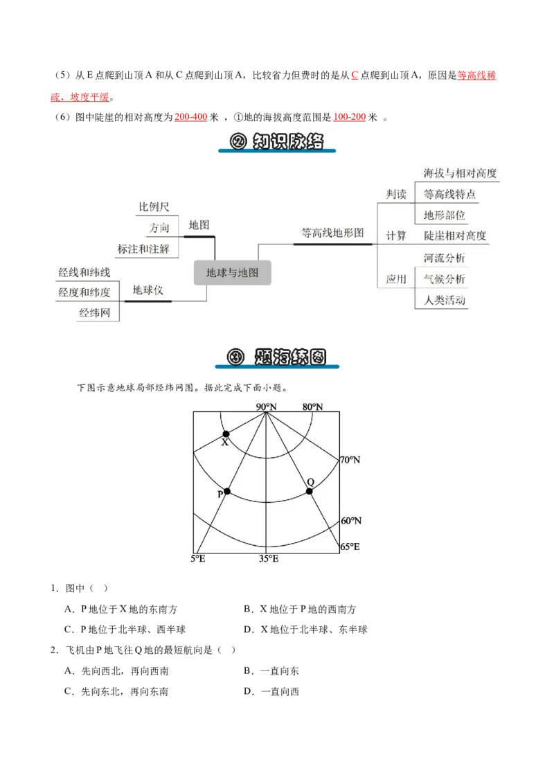 《专题01地球与地图（填图速记）（教师版）_地理_2027年高考地理专项复习_42027年高考地理区域填图速记与演练手册（全国通用）》第3页预览