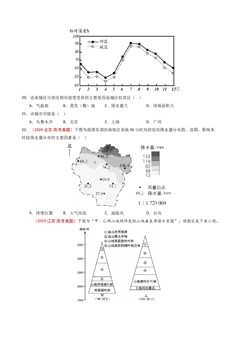 《专题18中国地理（全国通用）（学生版）_地理_2026年-地理高考专项复习_十年（2016-2025）高考地理真题分类汇编（全国通用）-G15》第6页预览