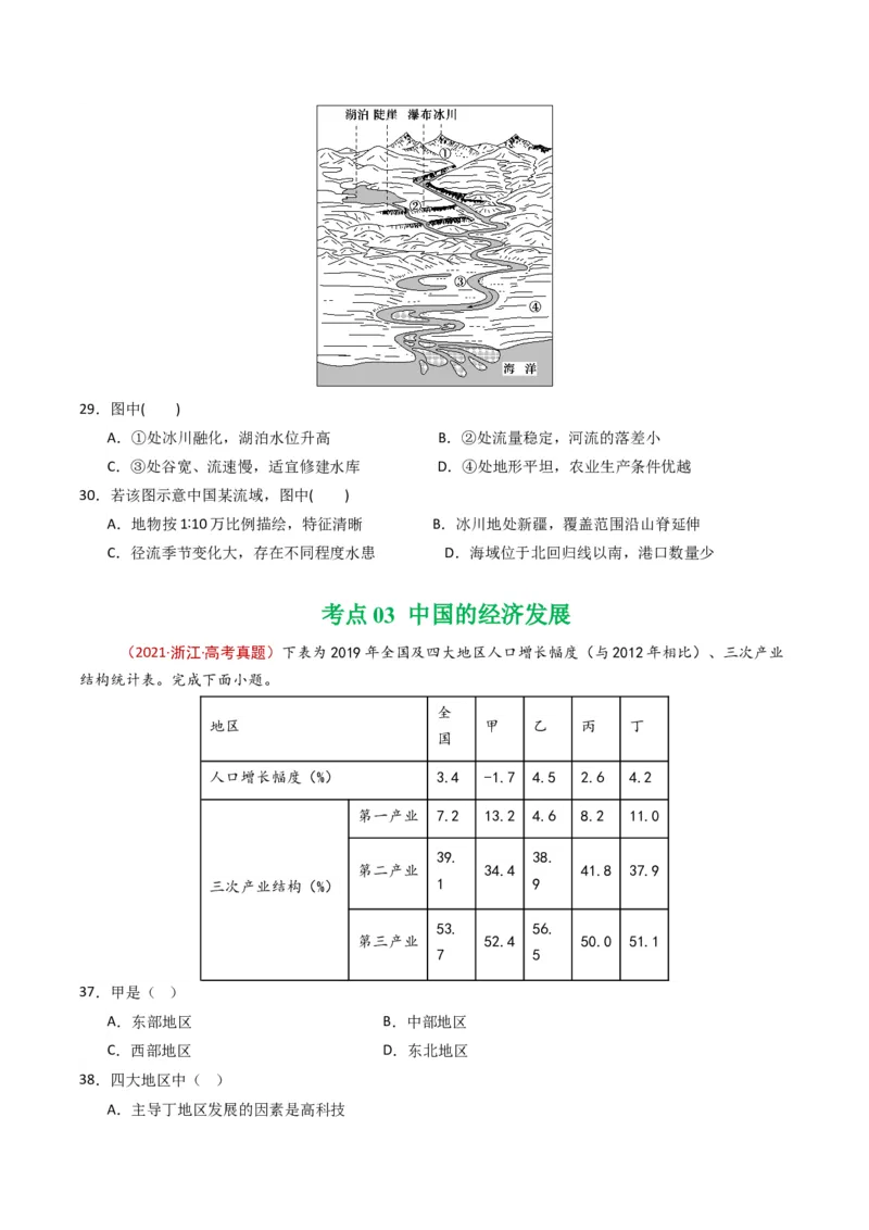《专题18中国地理（全国通用）（学生版）_地理_2026年-地理高考专项复习_十年（2016-2025）高考地理真题分类汇编（全国通用）-G15》第8页预览