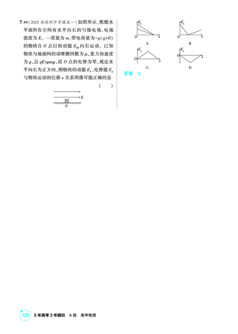 《1_精练册第9章静电场_2026版教学资源包_202653高考总复习A版_广东版_2026版.广东版.选考总复习.物理.5·3A版_二、教师用书PDF_第9章静电场_1_PDF教参电子书》第9页预览