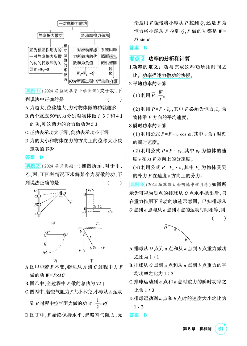 《1_精讲册PDF06-第6章机械能_2026版教学资源包_202653高考总复习A版_江苏版_2026版.江苏版.选考总复习.物理.5·3A版_二、教师用书PDF_第6章机械能守恒定律_1_PDF教参电子书》第2页预览