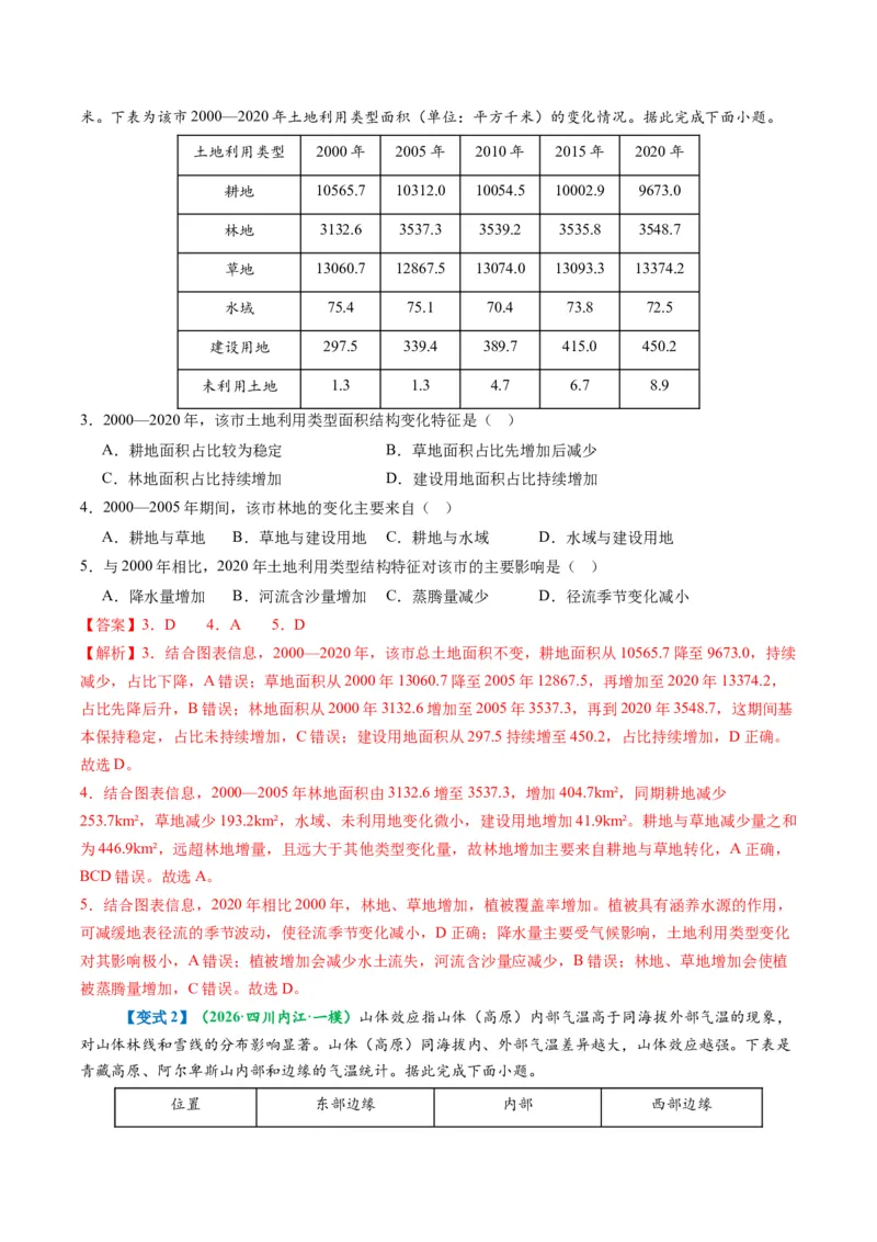《题型03“图表类“选择题解题方法（题型专练）（全国通用）-2026年高考地理二轮复习讲练测（教师版）_地理_2026年-地理高考专项复习_2026年高考地理重难点讲义专练（新高考通用）-G102》第5页预览