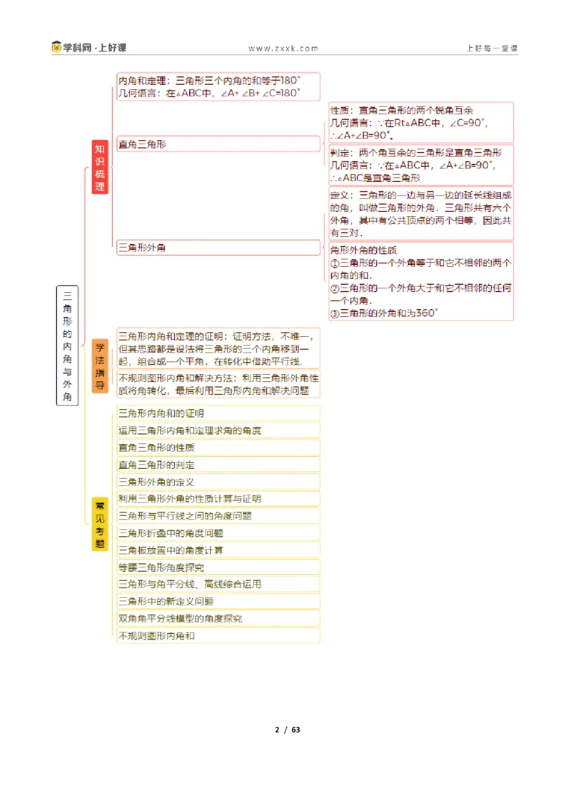 《13.3三角形的内角与外角（讲义）（解析版）数学新教材人教版八年级上册_2026秋初中教辅合集_2027学科网&_2027新《8上数学•同步备课资料合集》（新教材人教）》第2页预览