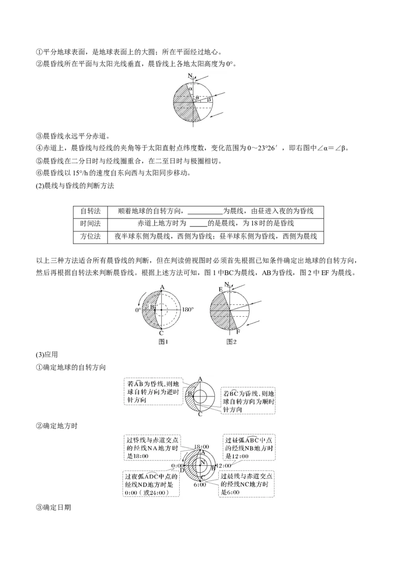 《第04讲地球的自转及其地理意义（复习讲义）（全国通用）（学生版）_地理_2027年高考地理一轮_2027年高考地理一轮复习讲义+练习+课件（新教材新高考）-G55_2027版》第8页预览