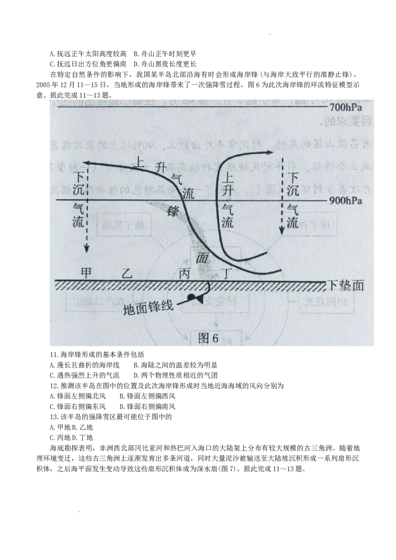 《11_2023届河北省唐山市高三一模_2025版教学资源包_（总复习系列）2025版《5年高考3年模拟》新高考版A版（⭐全科）_2025版.新高考版.选考总复习.地理.5·3A版_第二部分图书拓展资源》第4页预览