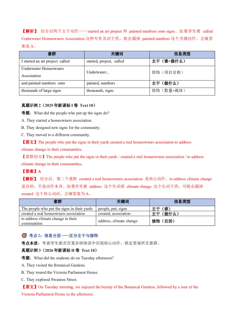 《04意群停顿法：如何抓取意群主干（教师版）_英语(2)_专项复习_2027年高考英语专项更新中_22027年高考英语听力高分突破讲练_04意群停顿法：如何抓取意群主干（全国通用）》第4页预览