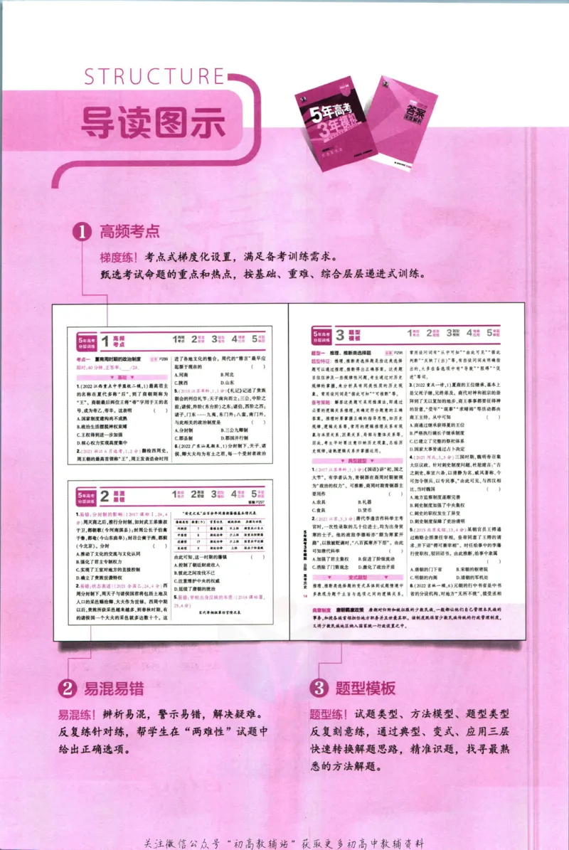《53高考总复习B版历史课标版_2023B版学生用书》第4页预览