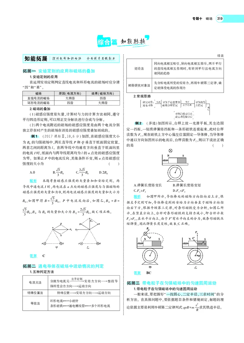 《专题十　磁场_2022版教学资源包_五年高考三年模拟_2022版新高考版选考总复习物理5·3A版_专题十磁场_专题PDF_专题PDF_专题电子书》第6页预览