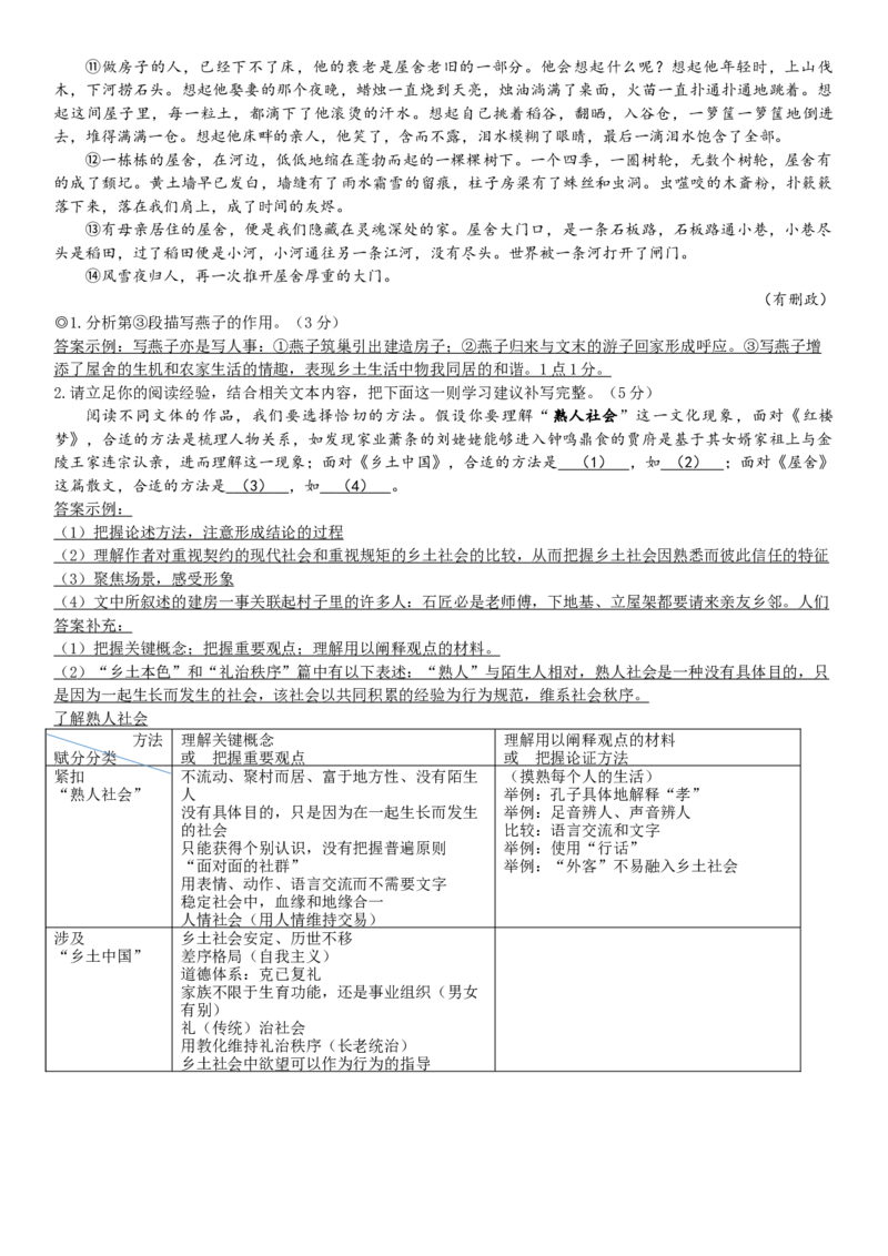 《07文学文本：物象的作用（解析版）_语文_专项复习_2025年_2025年高考语文文学类文本阅读16练（上海专用）》第3页预览