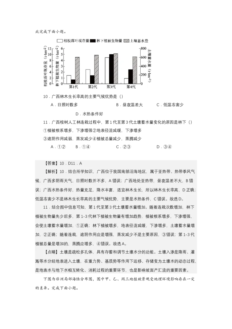 《高频考点96中小尺度区域的自然带地理环境的演变_地理_2026年-地理高考专项复习_42026年高考地理高频考点专项突破思维导图+解题技巧+专项突破》第9页预览