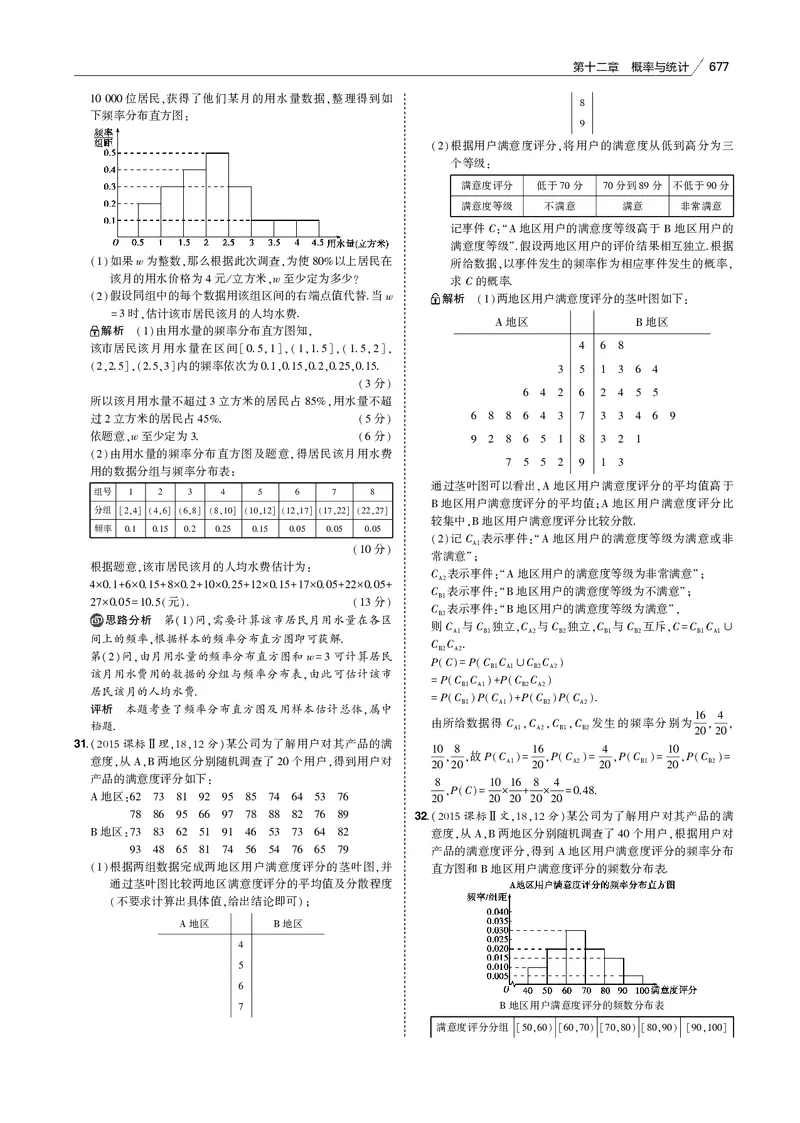 《§12.4　统计与统计案例_2022版教学资源包_五年高考三年模拟_2022版新高考版高考总复习数学53B版_第十二章　概率与统计_§124　统计与统计案例_12_14　统计与统计案例_专题电子书》第8页预览