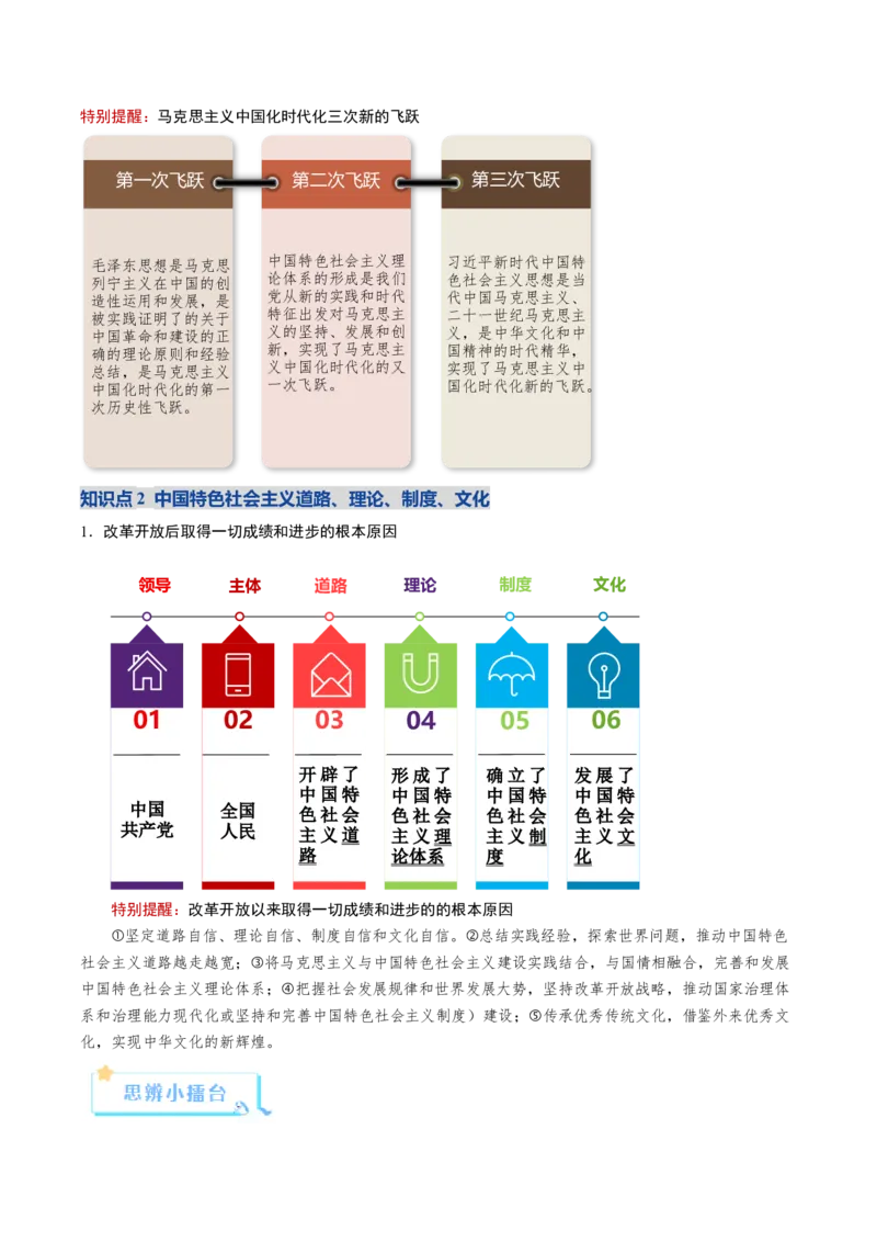 《第03课只有中国特色社会主义才能发展中国（复习讲义）（全国通用）（学生版）_zheng治_2026年_2026年高考政治一轮复习讲义+练习+课件（新教材新高考）-G55_2026版_必修1》第9页预览